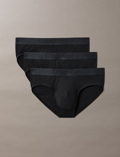 CK Black 3-Pack Hip Brief - Calvin Klein Underwear