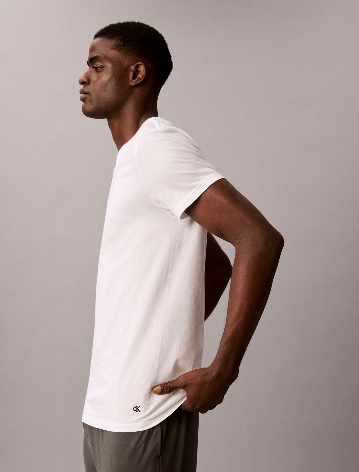 Cotton Classics 5-Pack Classic Fit V-Neck T-Shirt - Calvin Klein Underwear