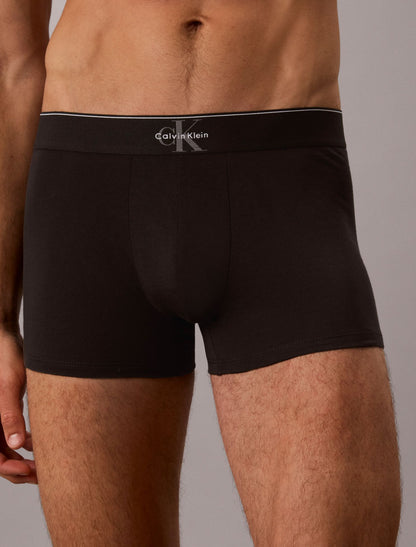 Graphic Monogram Cotton Stretch 3-Pack Trunk - Calvin Klein Underwear