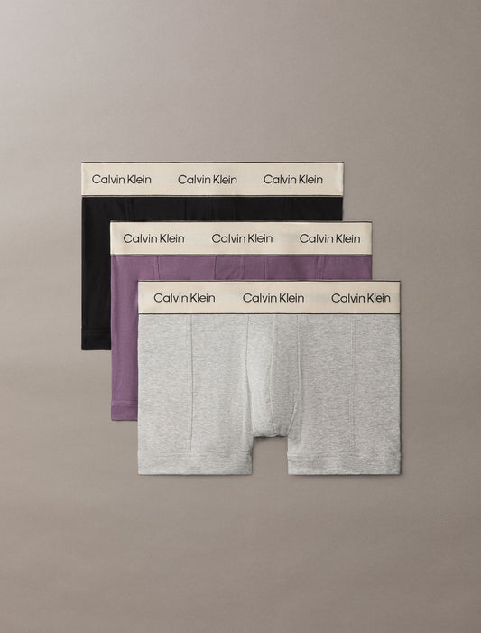 Heritage Cotton Stretch 3-Pack Trunk - Calvin Klein Underwear