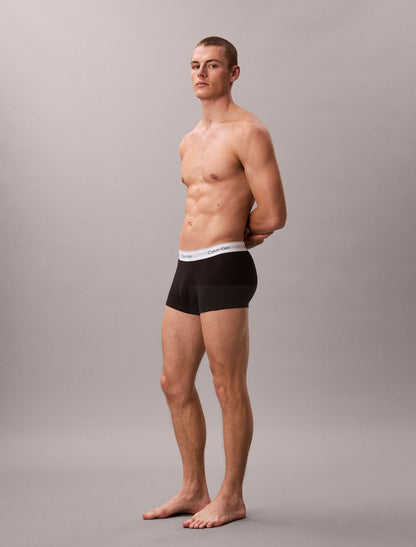 Icon Cotton Stretch 3-Pack Low Rise Trunk - Calvin Klein Underwear