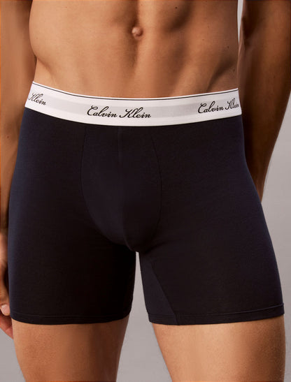 Icon Cotton Stretch Script 3-Pack Boxer Brief - Calvin Klein Underwear