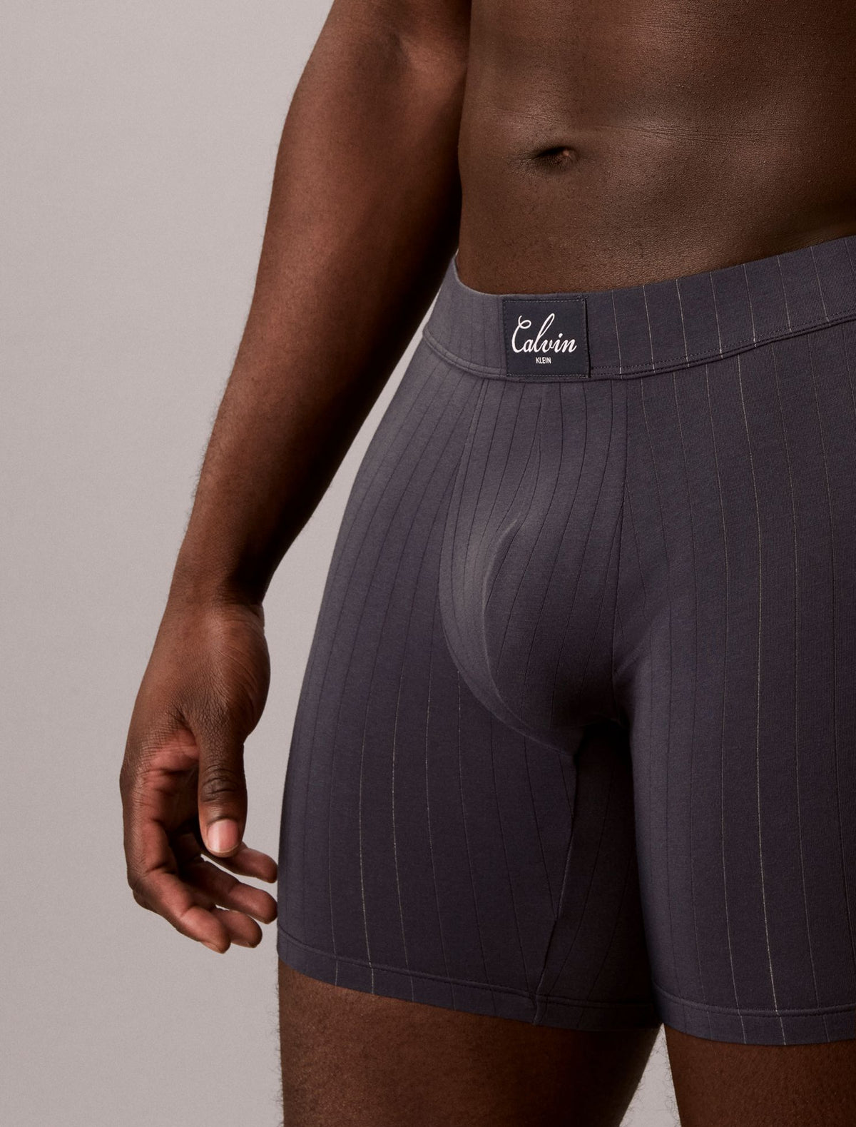 Cotton Stretch Script Patch Boxer Brief - Calvin Klein Underwear