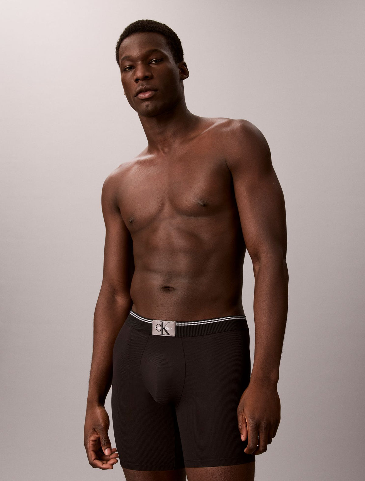 Graphic Monogram Microfiber Stretch Rib Boxer Brief - Calvin Klein Underwear