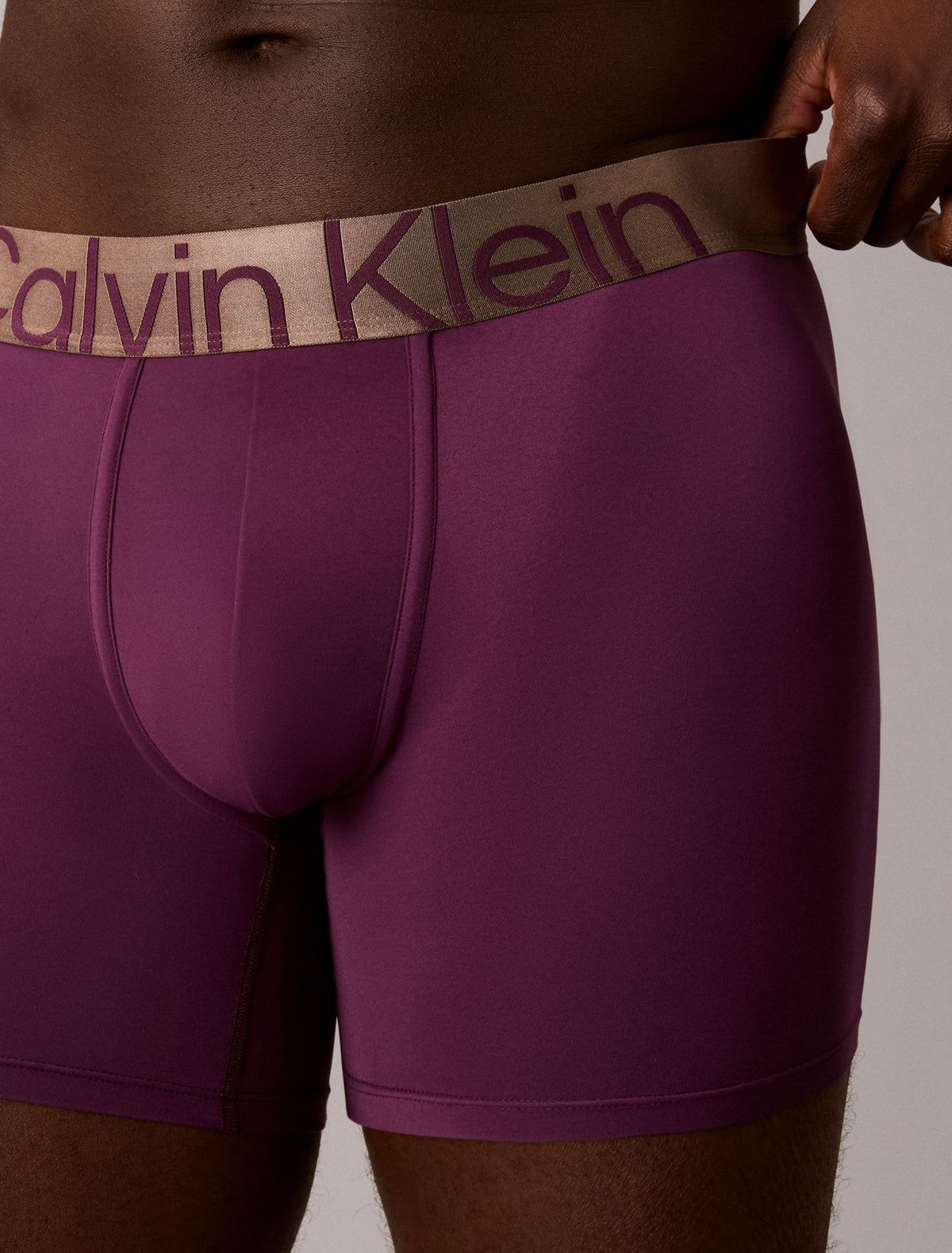 Brushed Microfiber Stretch Bronze Boxer Brief - Calvin Klein Underwear