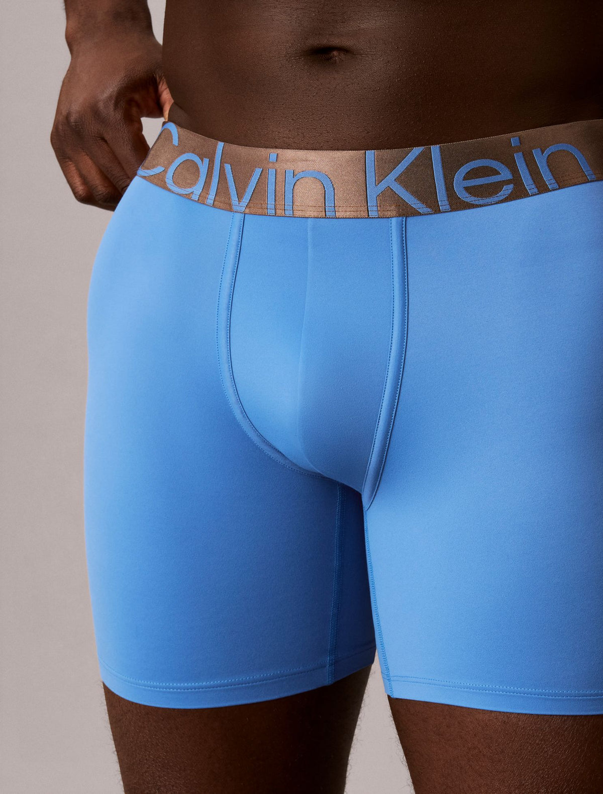 Brushed Microfiber Stretch Bronze Boxer Brief - Calvin Klein Underwear