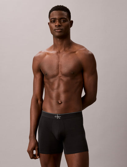 Graphic Monogram Cotton Stretch 3-Pack Boxer Brief - Calvin Klein Underwear