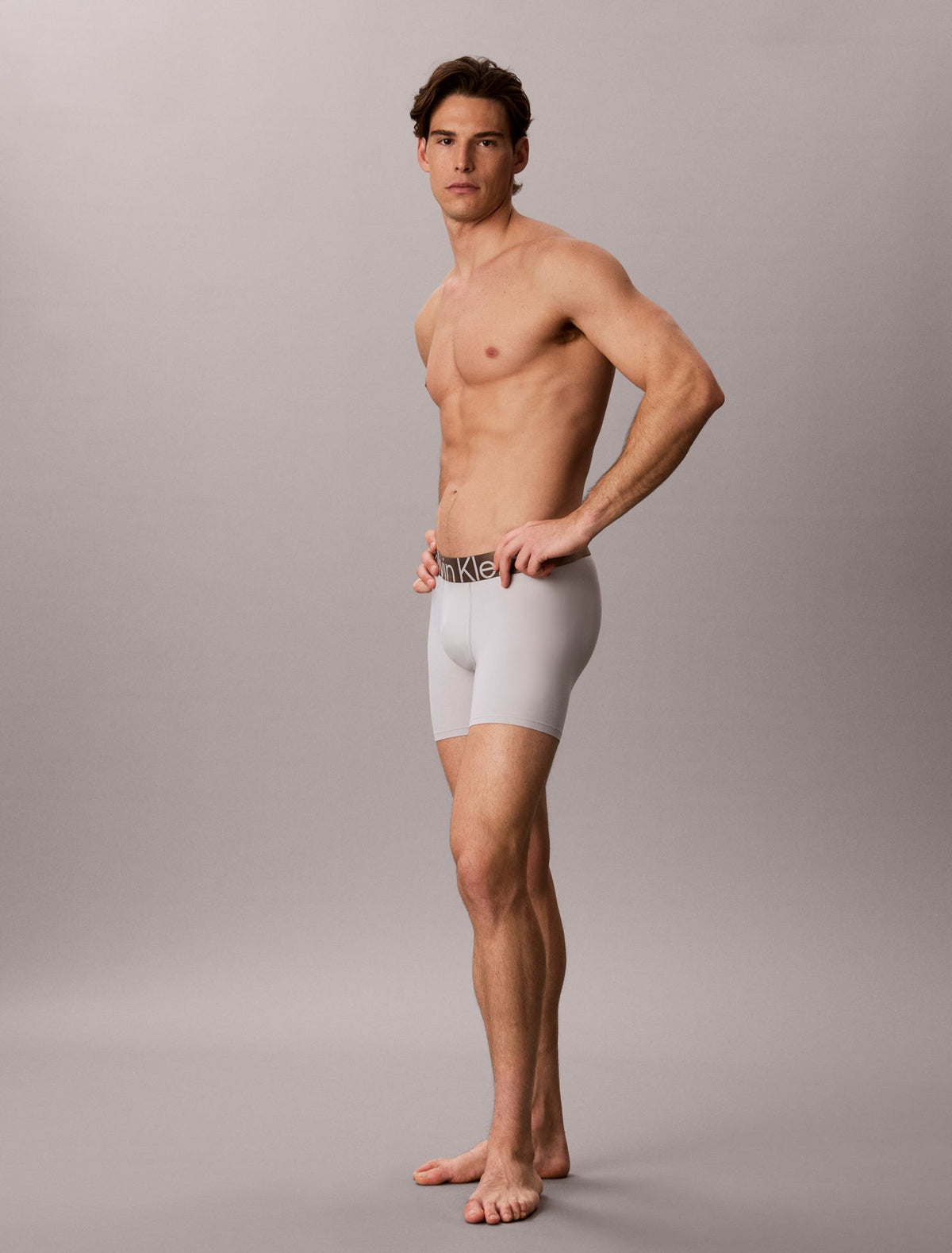 Brushed Microfiber Stretch Bronze Boxer Brief - Calvin Klein Underwear