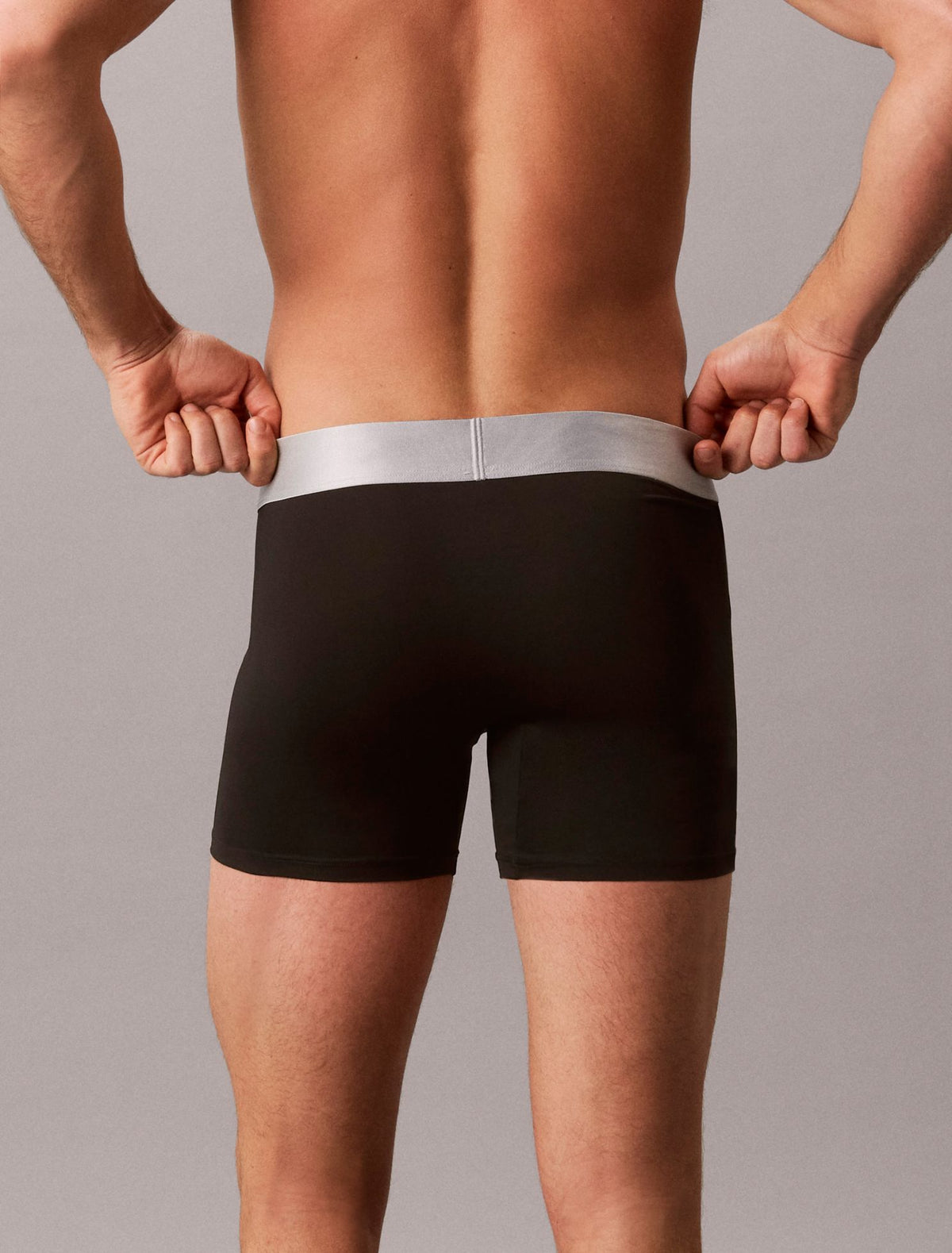 Microfiber Stretch Steel Boxer Brief - Calvin Klein Underwear