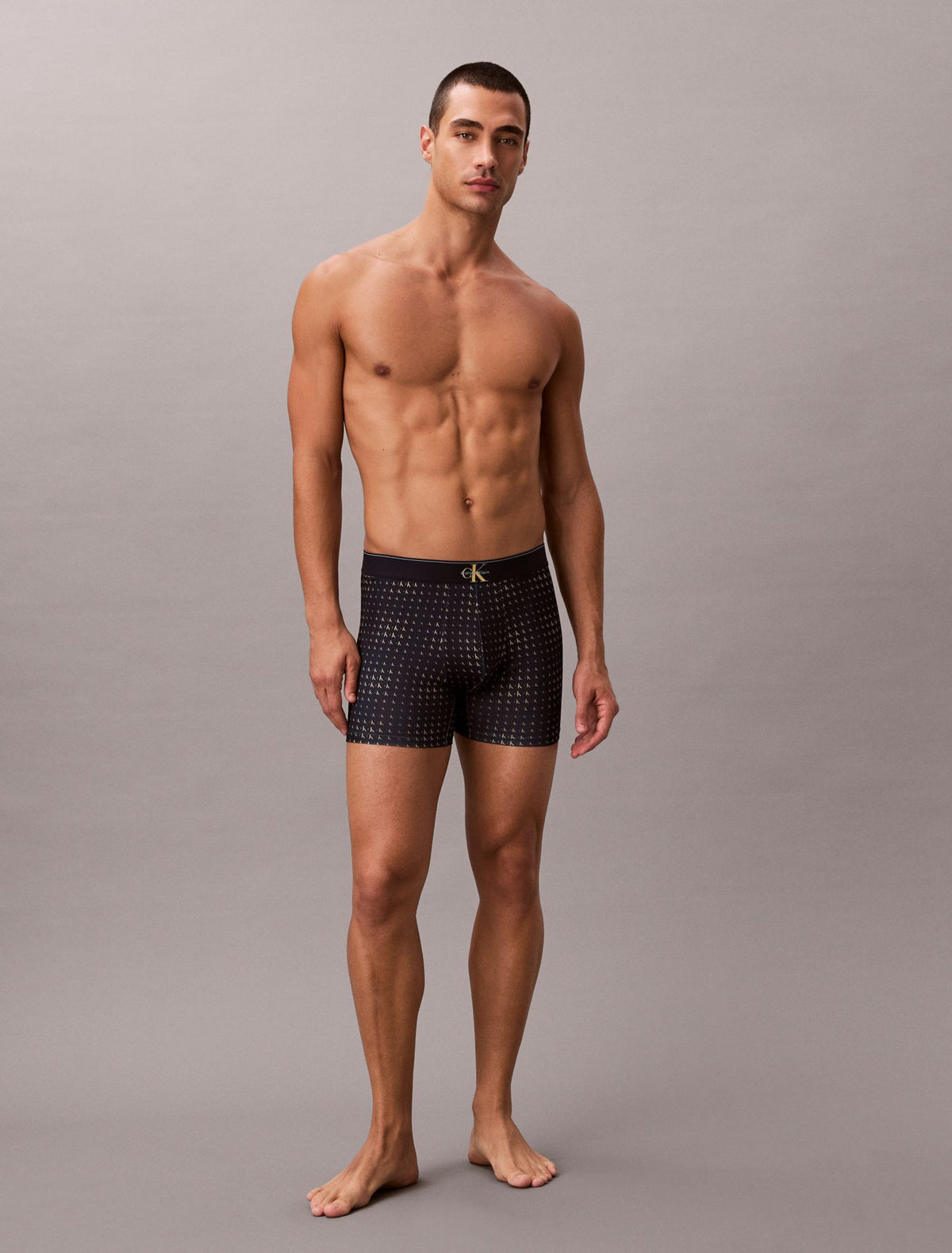 Graphic Monogram Microfiber Stretch Boxer Brief - Calvin Klein Underwear