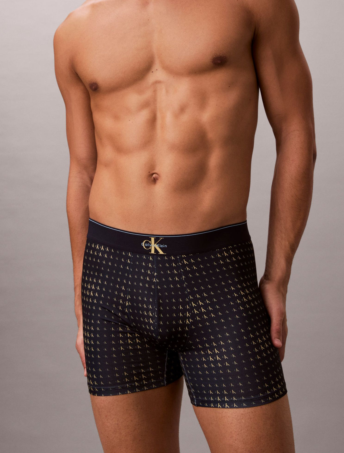Graphic Monogram Microfiber Stretch Boxer Brief - Calvin Klein Underwear