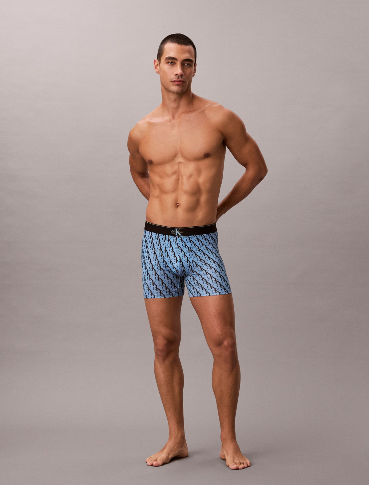Graphic Monogram Microfiber Stretch Boxer Brief - Calvin Klein Underwear