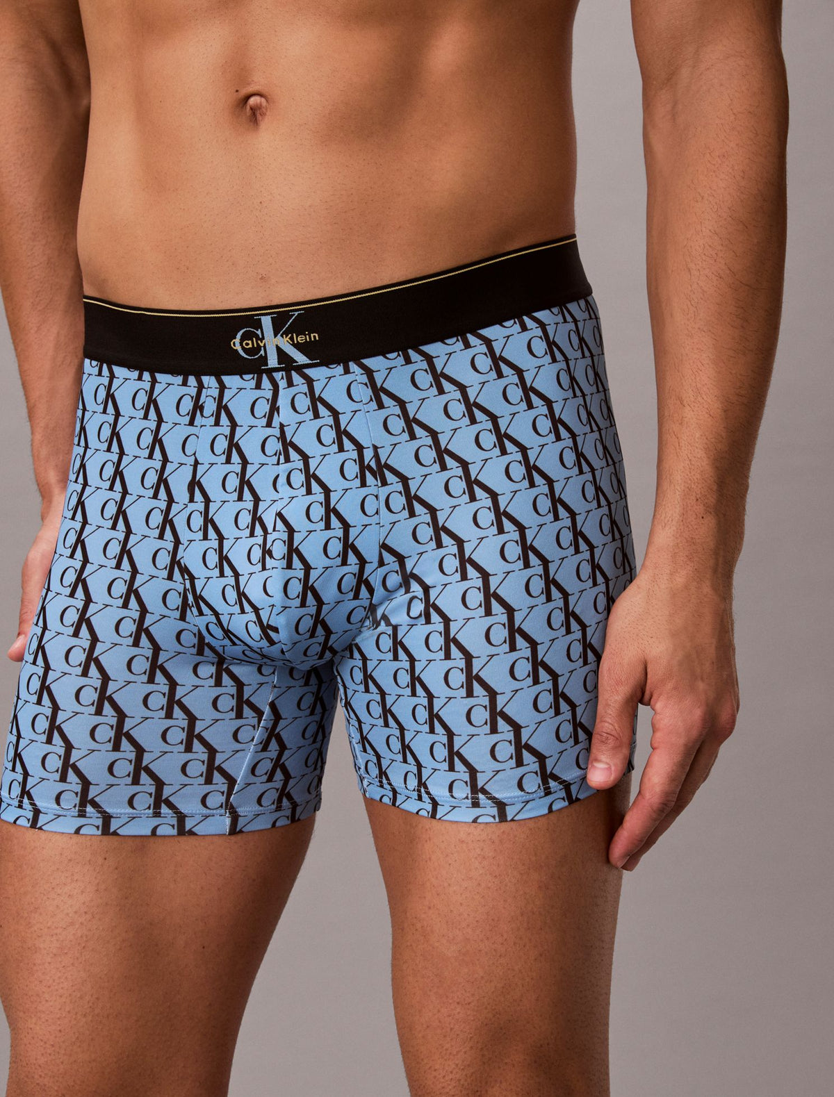 Graphic Monogram Microfiber Stretch Boxer Brief - Calvin Klein Underwear