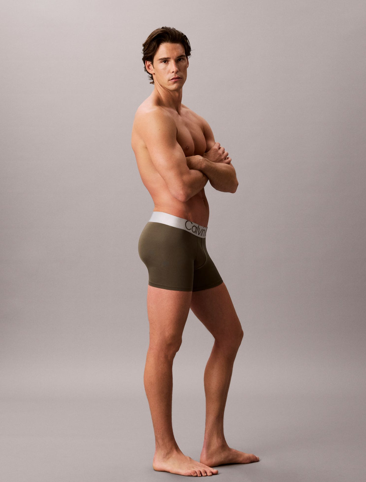 Microfiber Stretch Steel Boxer Brief - Calvin Klein Underwear