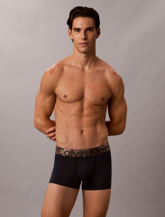 Brushed Microfiber Stretch Bronze Low Rise Trunk - Calvin Klein Underwear