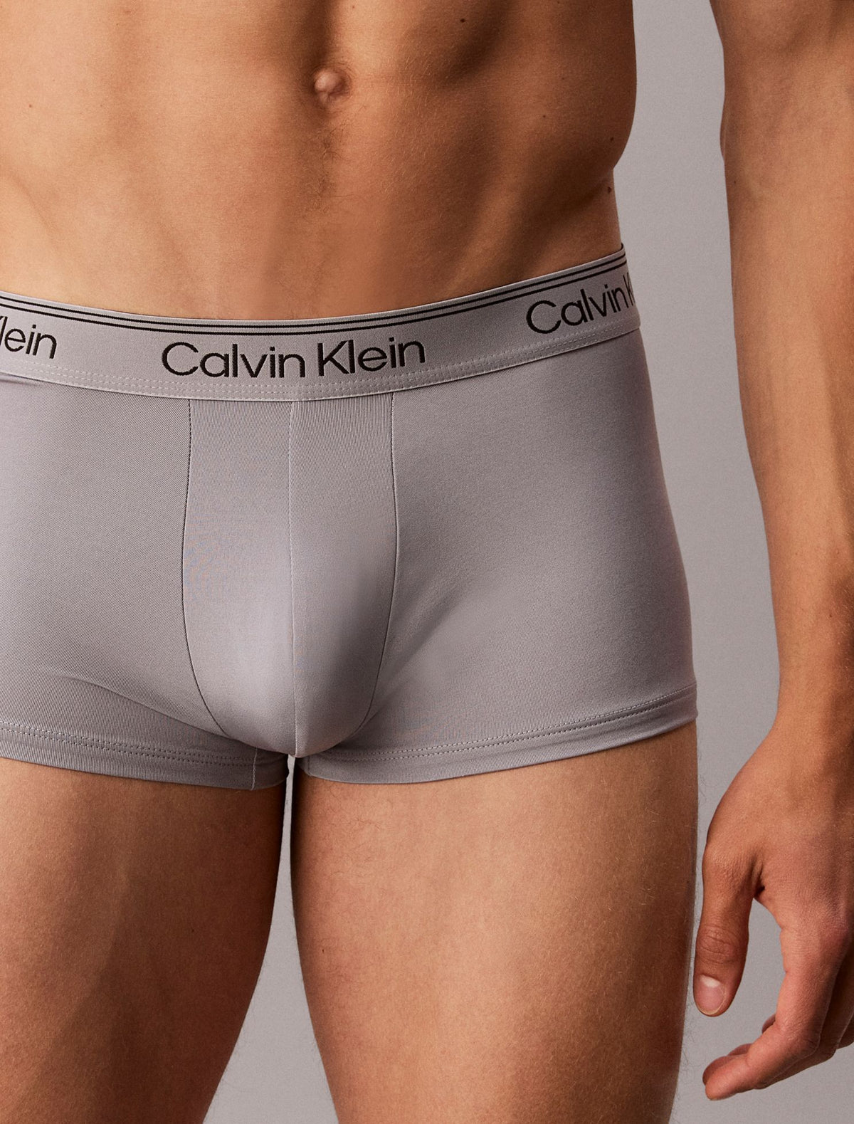 Microfiber Stretch 3-Pack Low Rise Trunk - Calvin Klein Underwear