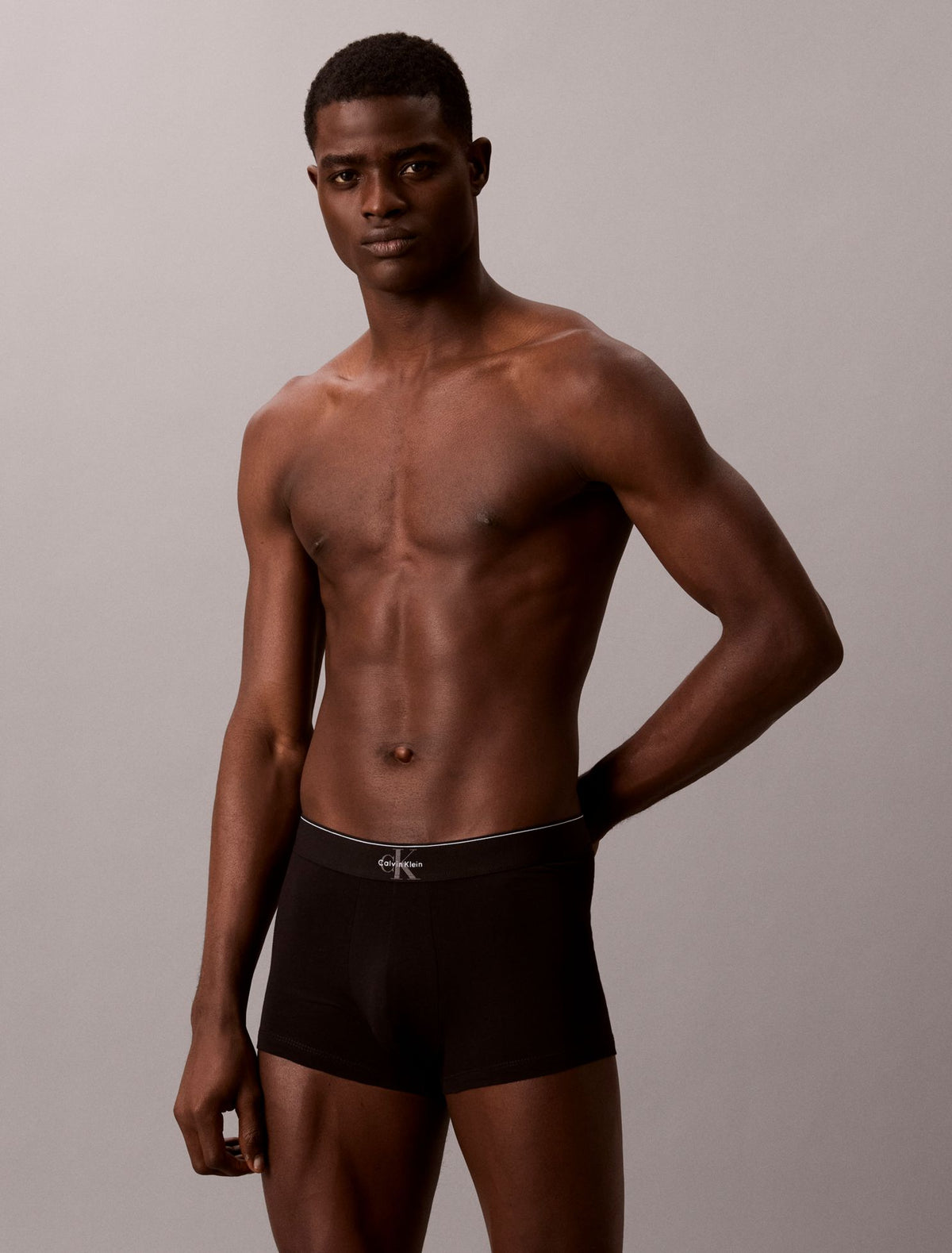 Graphic Monogram Cotton Stretch 3-Pack Trunk - Calvin Klein Underwear