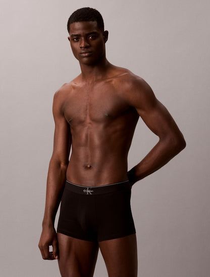 Graphic Monogram Cotton Stretch 3-Pack Trunk - Calvin Klein Underwear