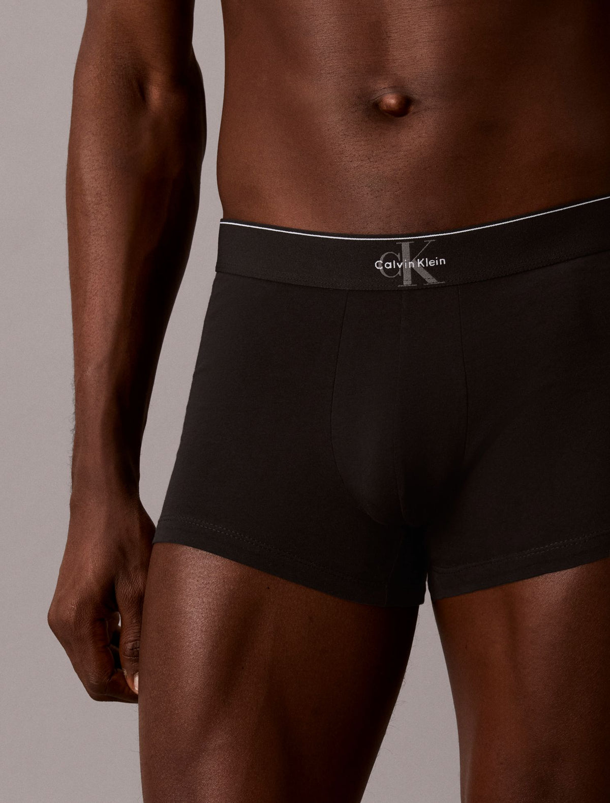 Graphic Monogram Cotton Stretch 3-Pack Trunk - Calvin Klein Underwear