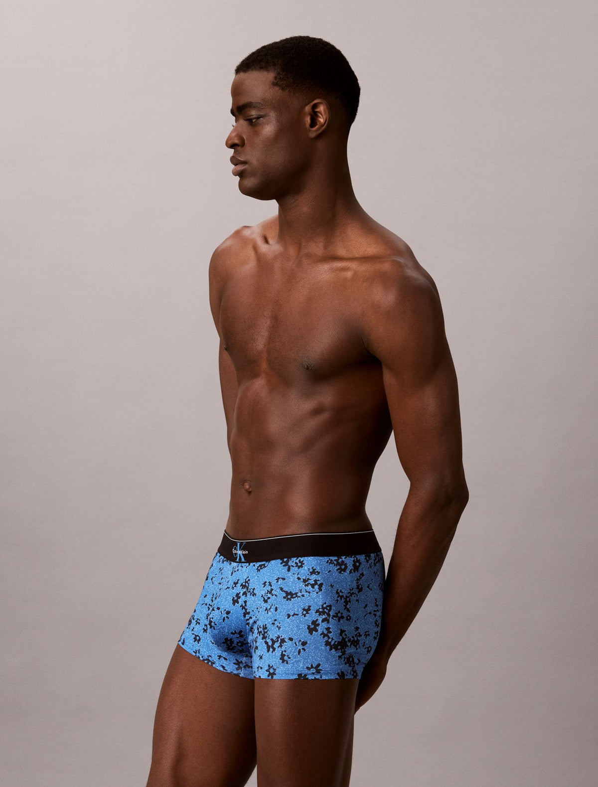 Graphic Monogram Microfiber Stretch Low Rise Trunk - Calvin Klein Underwear