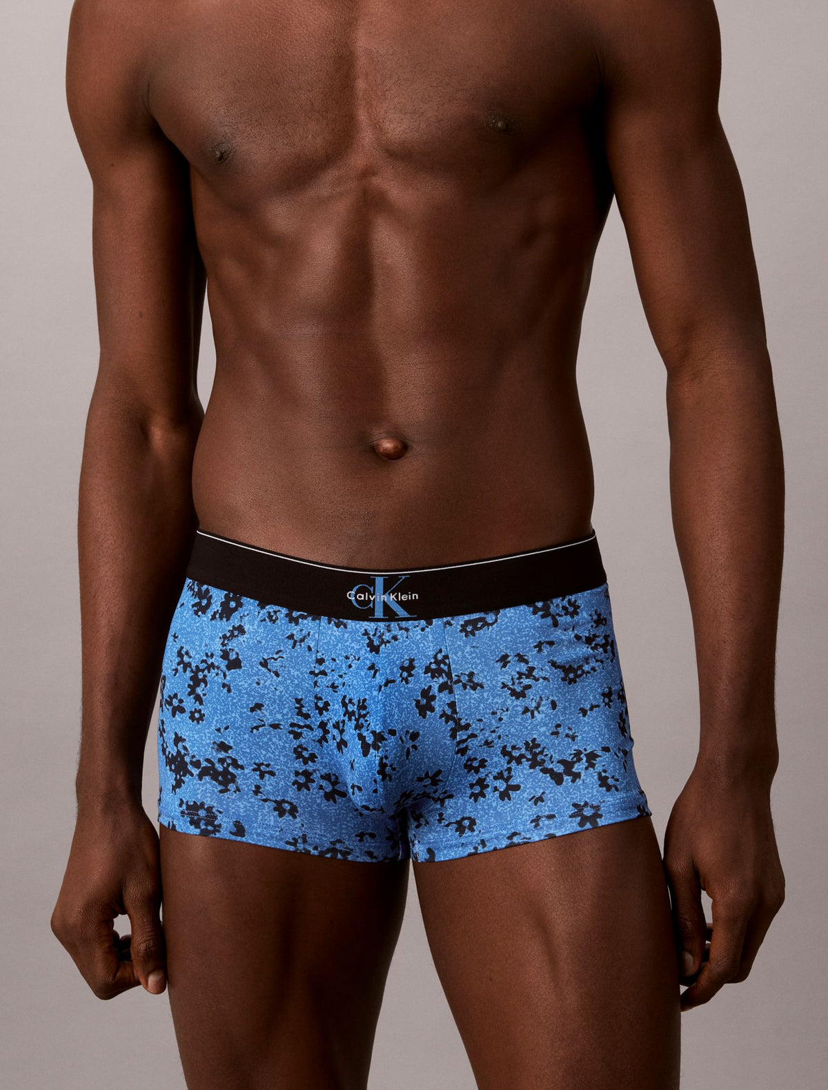 Graphic Monogram Microfiber Stretch Low Rise Trunk - Calvin Klein Underwear