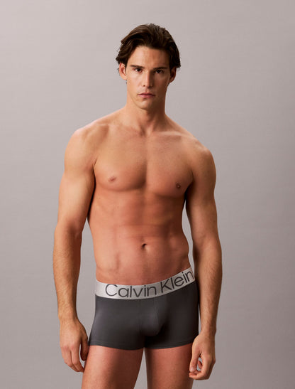 Microfiber Stretch Steel Low Rise Trunk - Calvin Klein Underwear