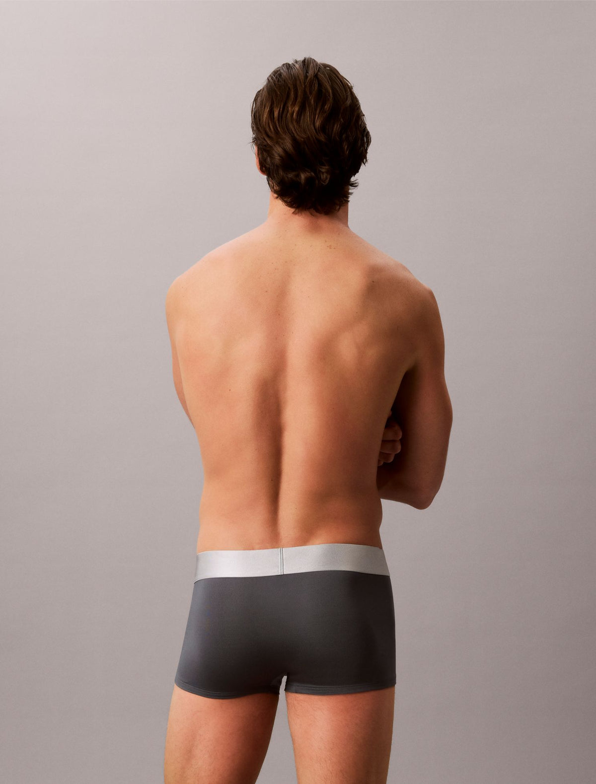 Microfiber Stretch Steel Low Rise Trunk - Calvin Klein Underwear
