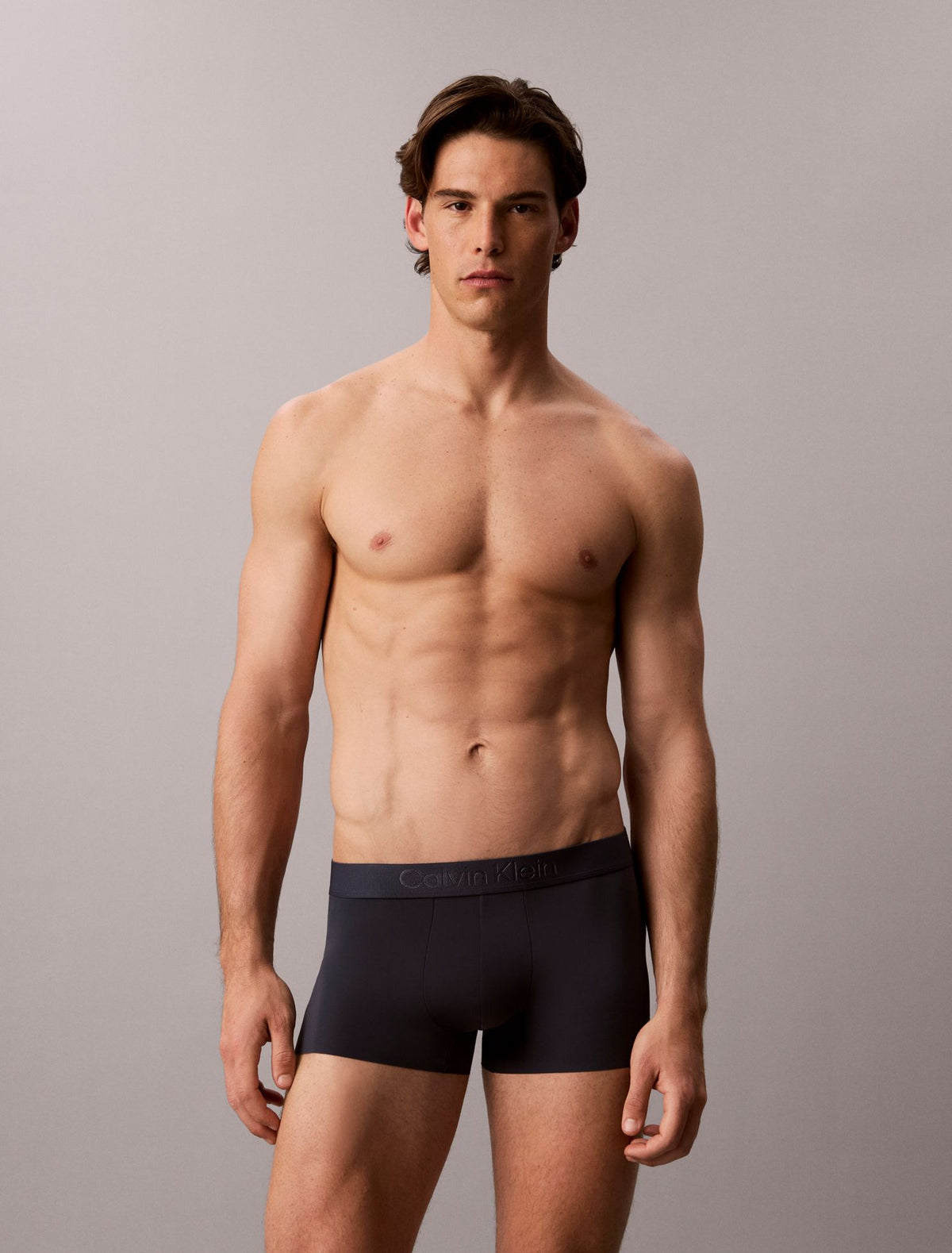 CK Black Microfiber Stretch Low Rise Trunk - Calvin Klein Underwear