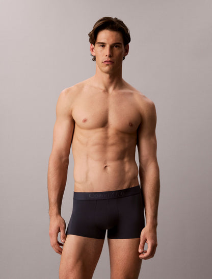 CK Black Microfiber Stretch Low Rise Trunk - Calvin Klein Underwear