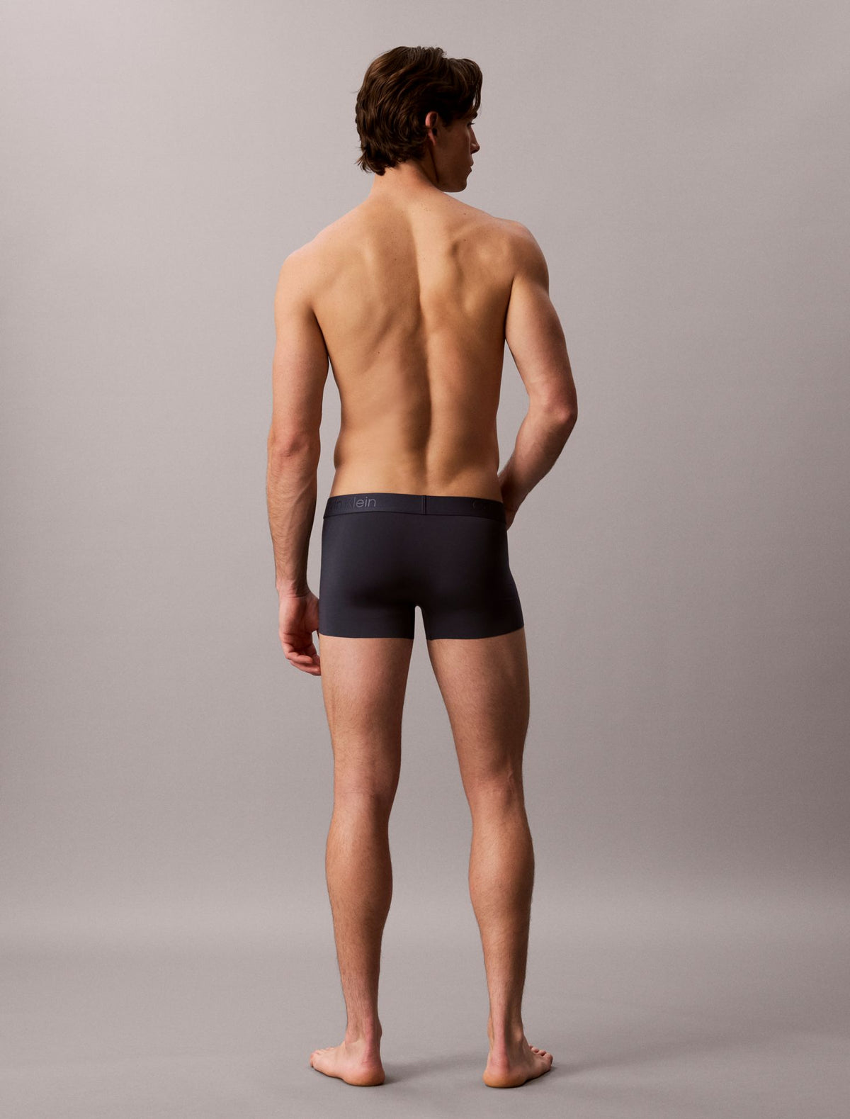 CK Black Microfiber Stretch Low Rise Trunk - Calvin Klein Underwear