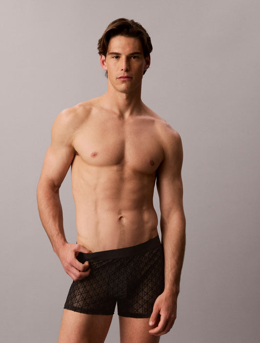CK Black Sheer Mesh Trunk - Calvin Klein Underwear