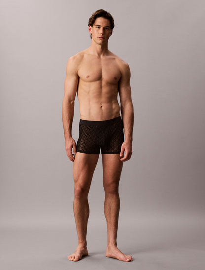 CK Black Sheer Mesh Trunk - Calvin Klein Underwear