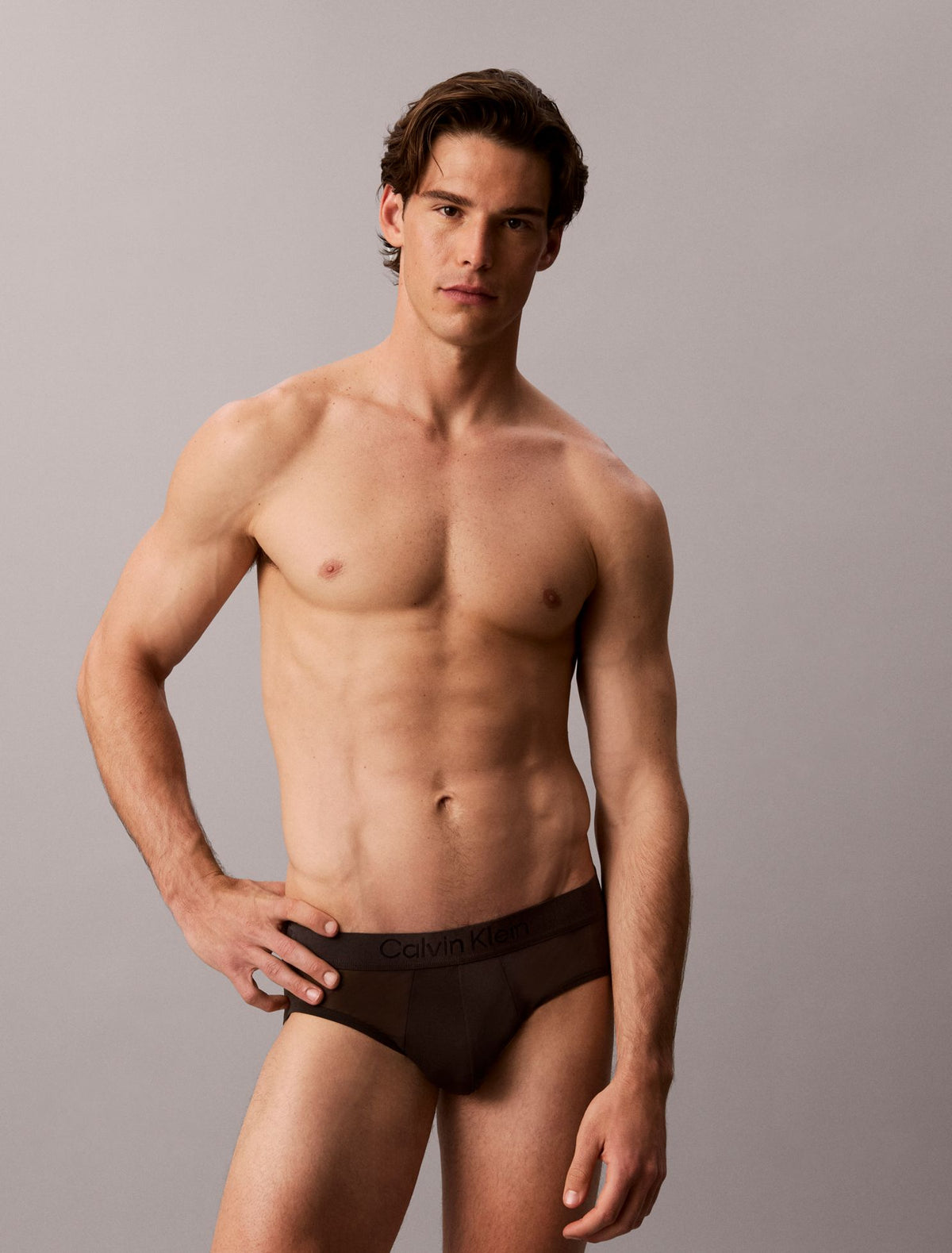 CK Black Sheer Mesh Hip Brief - Calvin Klein Underwear