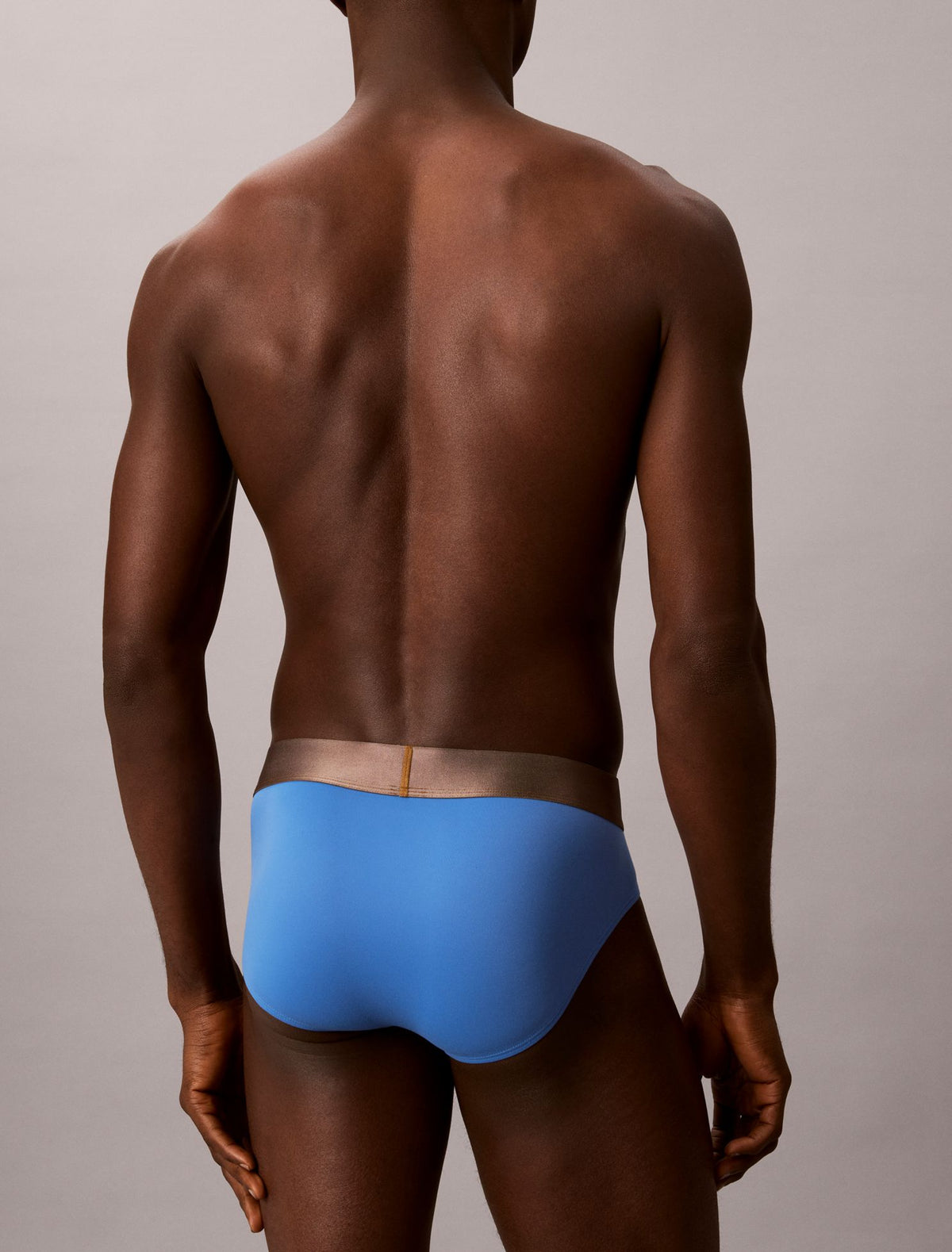 Brushed Microfiber Stretch Bronze Hip Brief - Calvin Klein Underwear