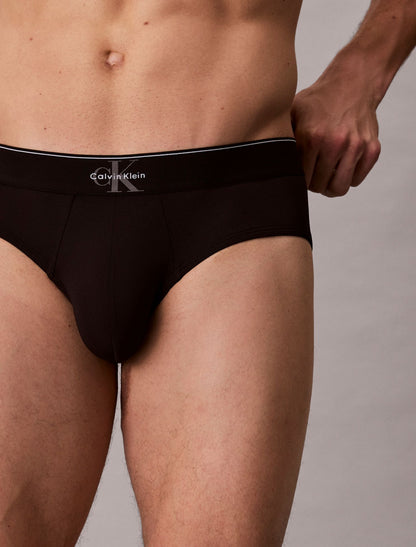 Graphic Monogram Microfiber Stretch Hip Brief - Calvin Klein Underwear
