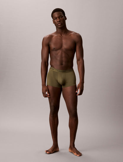 Microfiber Stretch 3-Pack Low Rise Trunk - Calvin Klein Underwear