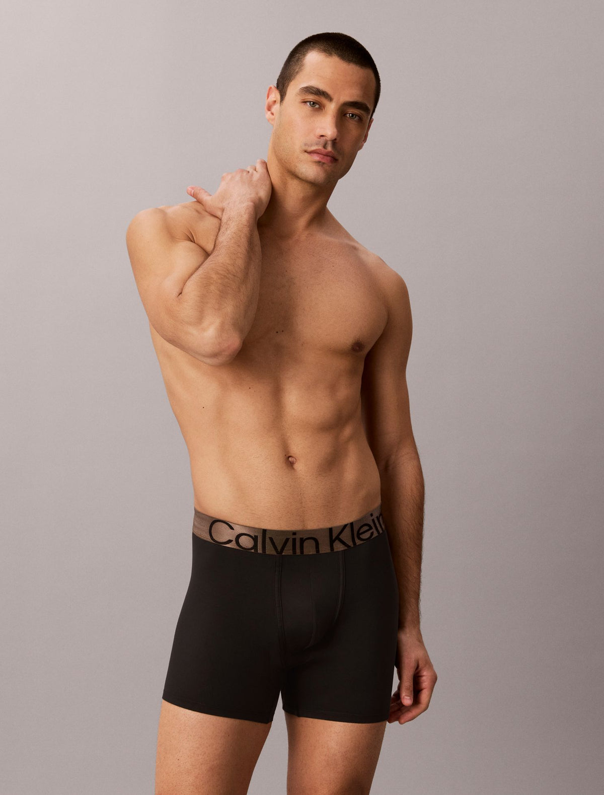 Brushed Microfiber Stretch Bronze Boxer Brief - Calvin Klein Underwear
