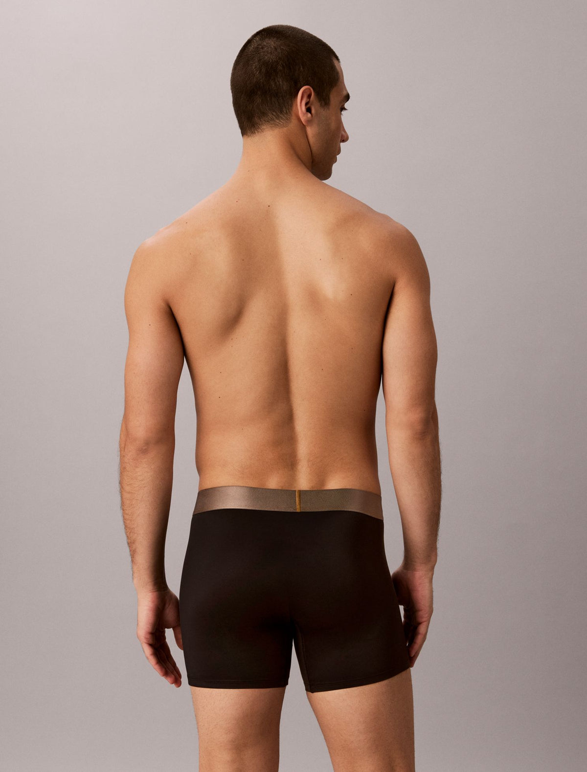 Brushed Microfiber Stretch Bronze Boxer Brief - Calvin Klein Underwear