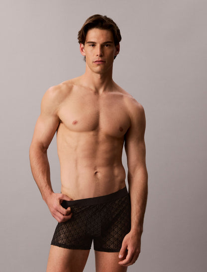 CK Black Sheer Mesh Trunk - Calvin Klein Underwear