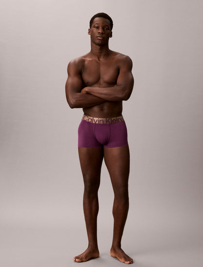 Brushed Microfiber Stretch Bronze Low Rise Trunk - Calvin Klein Underwear