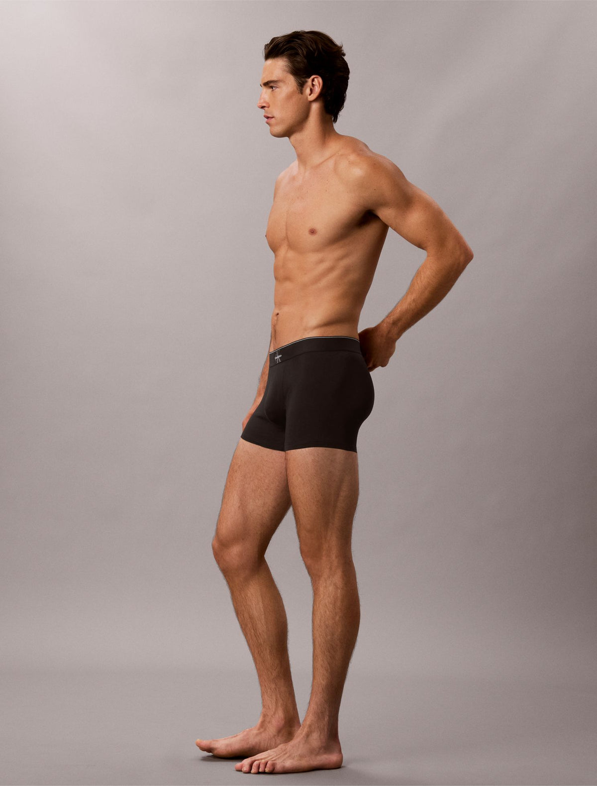 Graphic Monogram Cotton Stretch 3-Pack Trunk - Calvin Klein Underwear