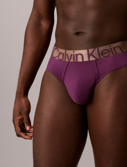 Brushed Microfiber Stretch Bronze Hip Brief - Calvin Klein Underwear
