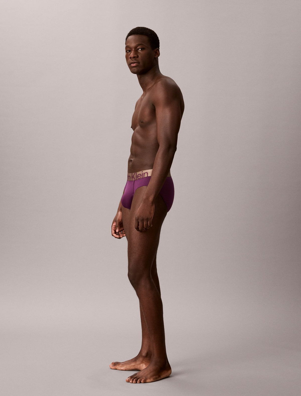 Brushed Microfiber Stretch Bronze Hip Brief - Calvin Klein Underwear