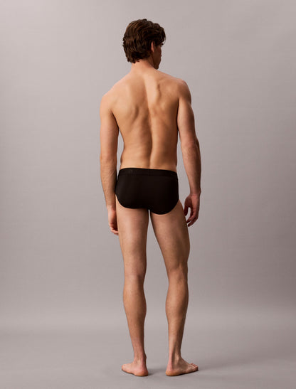 CK Black Microfiber Stretch Hip Brief - Calvin Klein Underwear