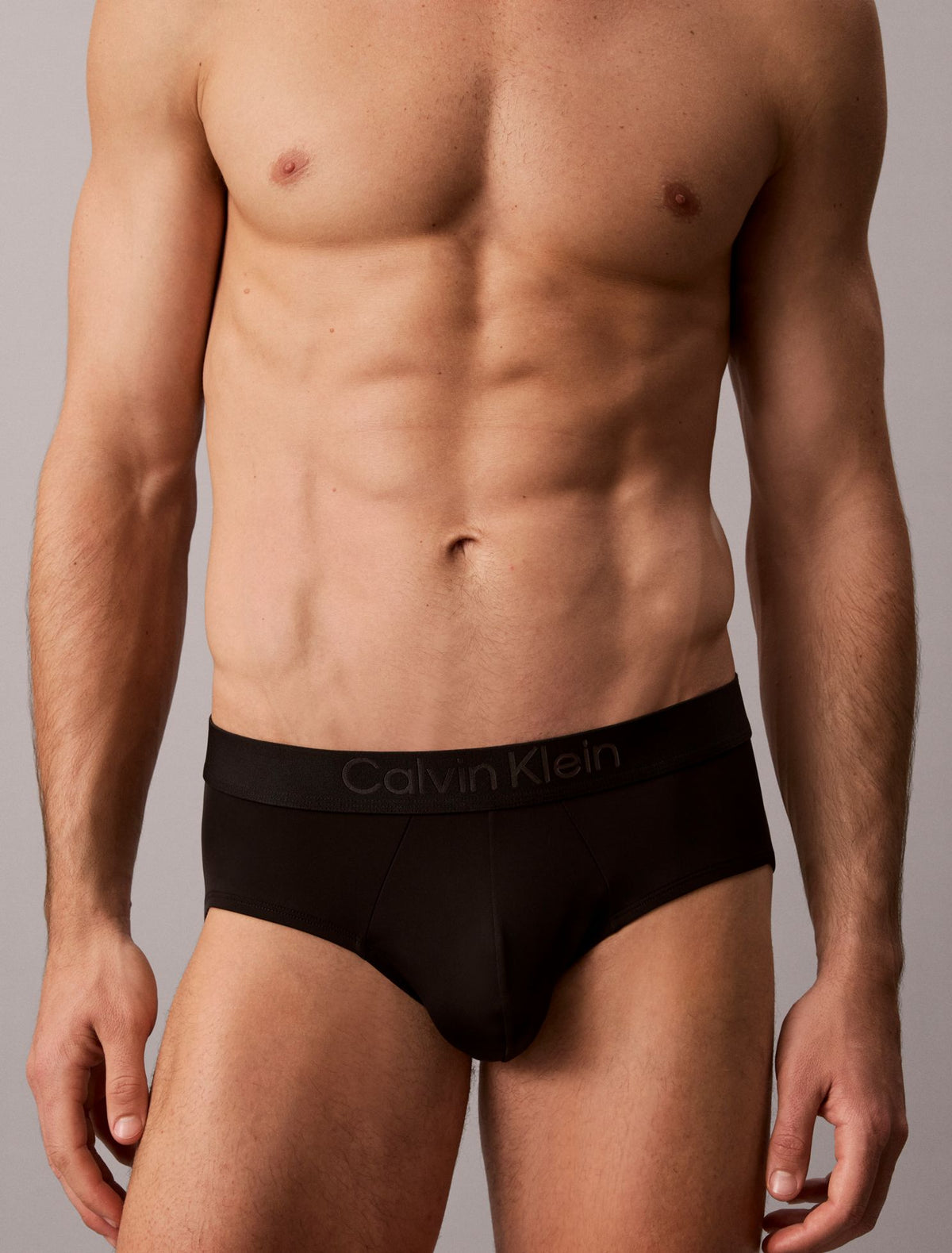 CK Black Microfiber Stretch Hip Brief - Calvin Klein Underwear