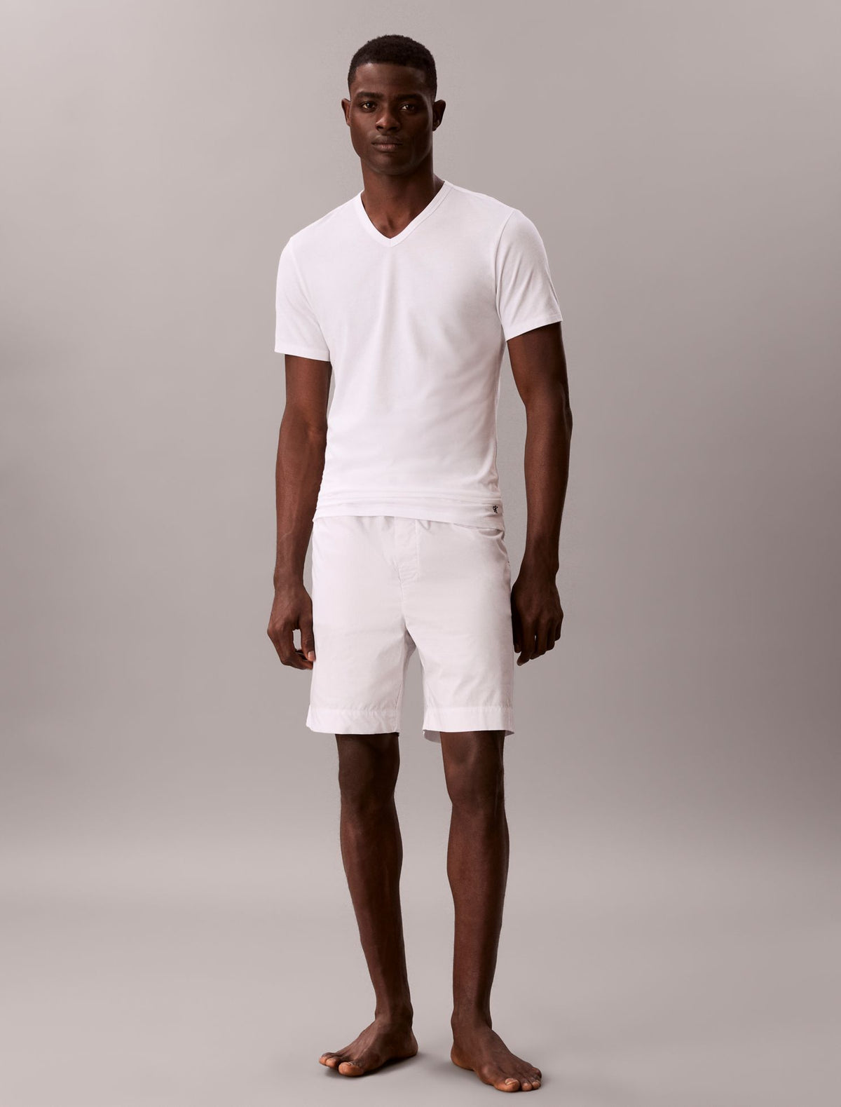 Cotton Stretch Blend 3-Pack Slim Fit V-Neck T-Shirt - Calvin Klein Underwear