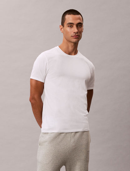 Cotton Stretch Blend 3-Pack Slim Fit Crewneck T-Shirt - Calvin Klein Underwear