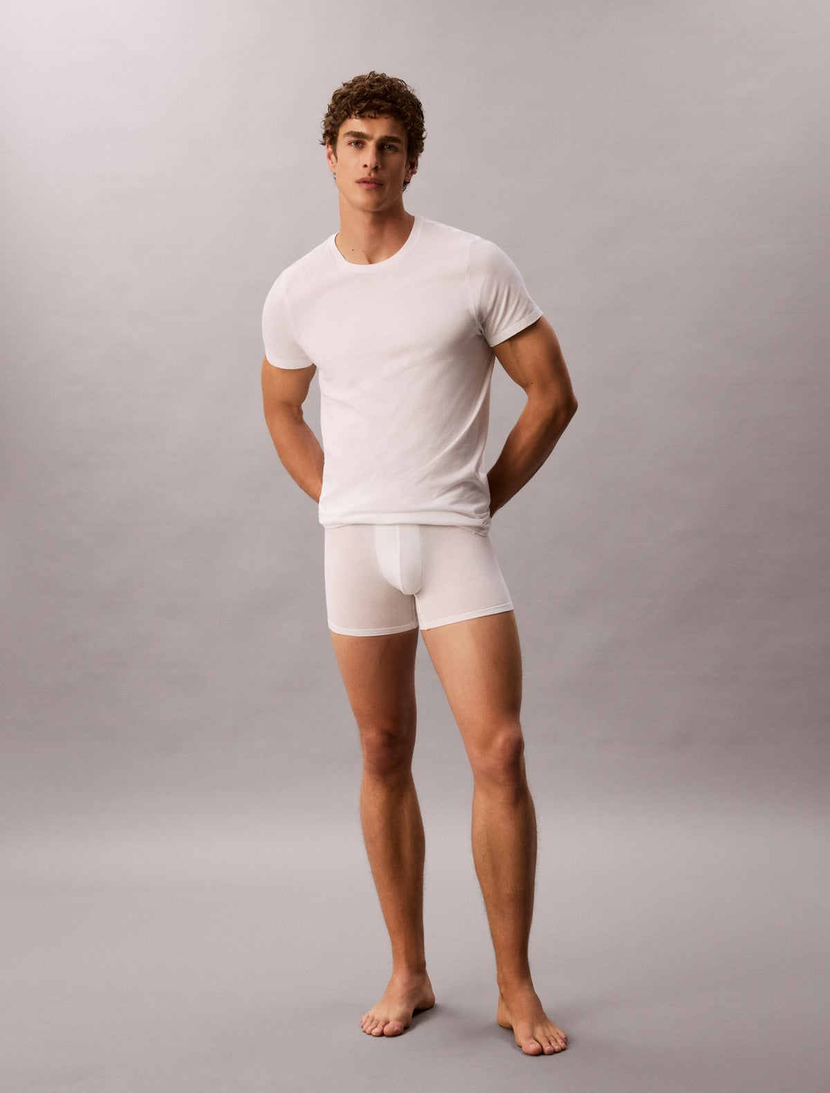 Cotton Classics 5-Pack Classic Fit Crewneck T-Shirt - Calvin Klein Underwear