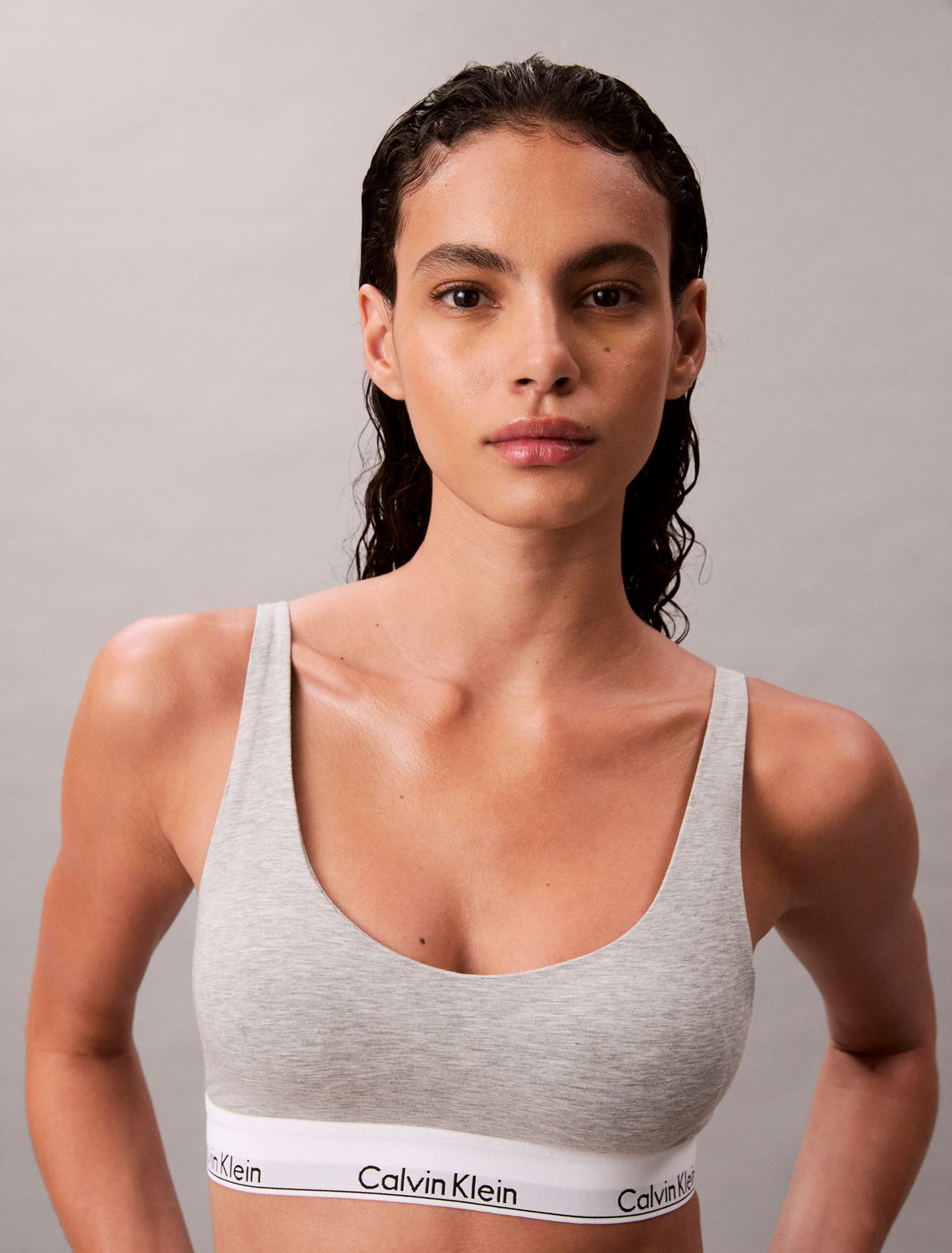 Icon Cotton Modal Lightly Lined Bralette - Calvin Klein Underwear