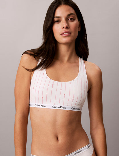Carousel Cotton Stretch Lightly Lined Bralette - Calvin Klein Underwear